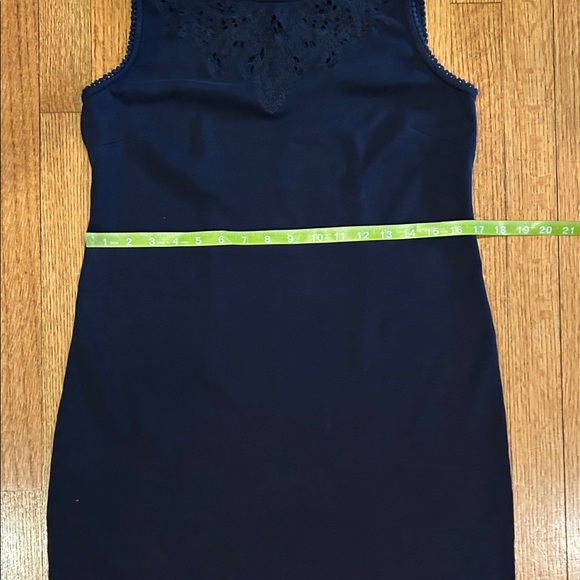 Elegant Navy Sleeveless Dress Size Small - Picture 12 of 13
